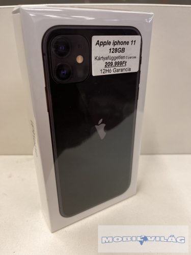 Apple iPhone 11 128GB Kártyafüggetlen , -10% kedvezmény