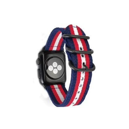 Apple Watch szőtt műanyag szíj  tricolor Strip2