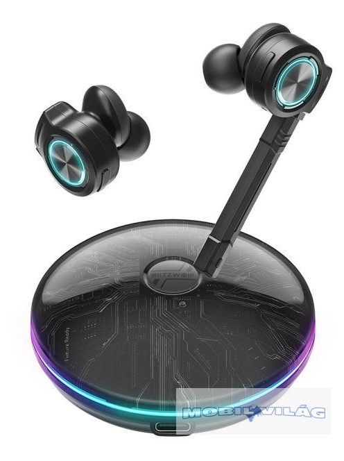 Blitzwolf BW-FLB Bluetooth Headset +Gamer Mikrofonnal fekete színben 