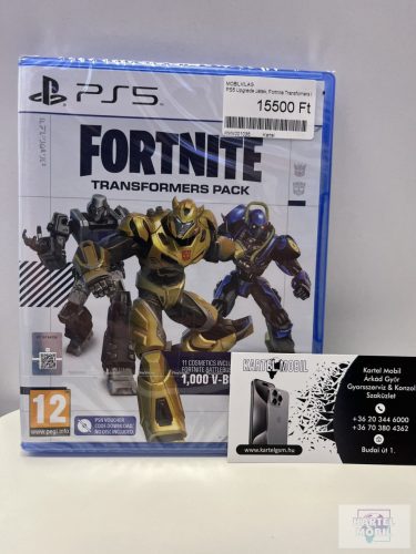 Fortnite Transformers Pack (Ez a csomag az alapjátékot nem tartalmazza) Playstation 5 re