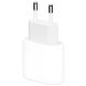 Apple Gyári Hálózati töltő adapter, 20W, USB Type-C aljzat, gyorstöltés, PD, fehér MHJE3ZM/A