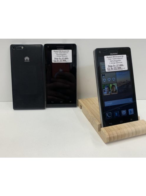 Huawei G6 Ascend 3G Kártyafüggetlen Készülék Fekete Színben
