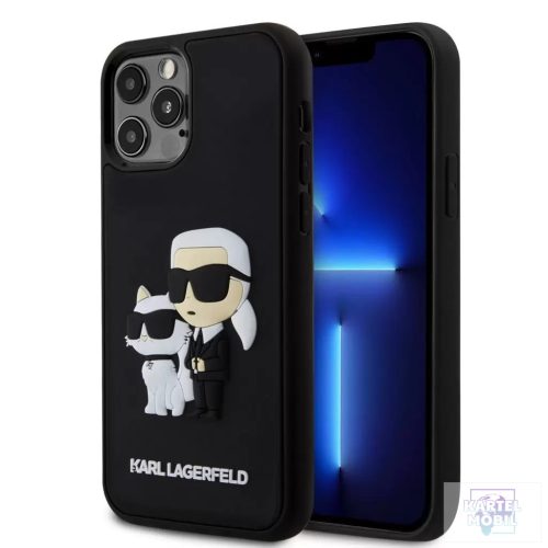 Karl Lagerfeld tok fekete KLHCP12M3DRKCNK Apple Iphone 12 / 12 Pro készülékhez