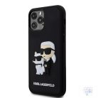 Karl Lagerfeld tok fekete KLHCP12M3DRKCNK Apple Iphone 12 / 12 Pro készülékhez