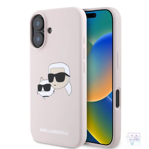 Karl Lagerfeld tok pink KLHMP16SSKCHPPLP Apple Iphone 16 készülékhez