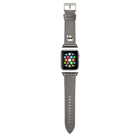 Karl Lagerfeld óraszíj ezüst KLAWLOKHG Apple Watch