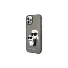 Karl Lagerfeld tok fekete KLHCP12MHNKCTGK Apple Iphone 12 / 12 Pro készülékhez