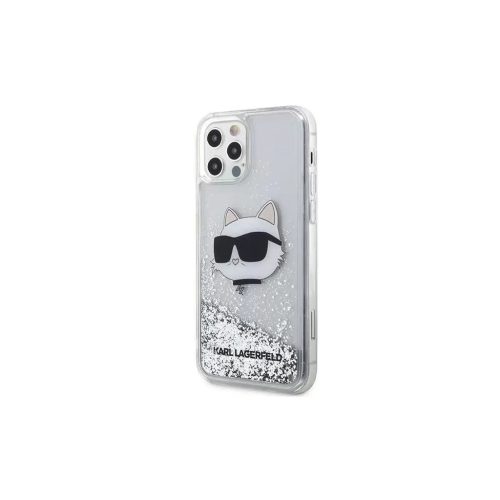 Karl Lagerfeld tok ezüst KLHCP12MLNCHCS Apple Iphone 12 / 12 Pro készülékhez