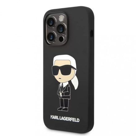 Karl Lagerfeld tok fekete KLHCP14LSNIKBCK Apple Iphone 14 Pro készülékhez