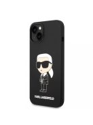 Karl Lagerfeld tok fekete KLHCP14SSNIKBCK Apple Iphone 14 készülékhez