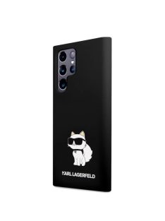   Karl Lagerfeld tok fekete KLHCS23LSNCHBCK Samsung S23 Ultra készülékhez
