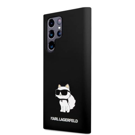 Karl Lagerfeld tok fekete KLHCS23LSNCHBCK Samsung S23 Ultra készülékhez