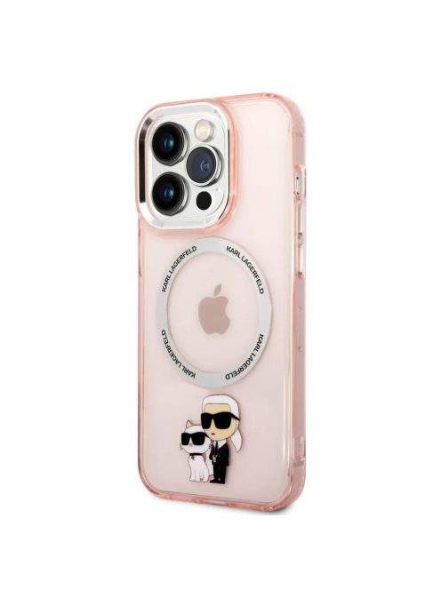 Karl Lagerfeld tok pink KLHMP14XHNKCIP Apple Iphone 14 Pro Max készülékhez