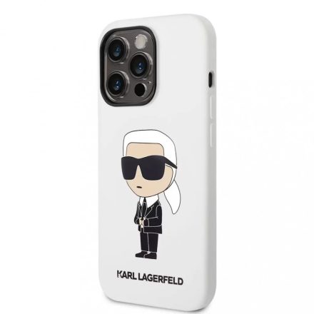 Karl Lagerfeld tok fehér KLHCP14LSNIKBCH Apple Iphone 14 Pro készülékhez