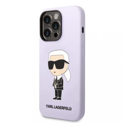 Karl Lagerfeld tok lila KLHCP14LSNIKBCU Apple Iphone 14 Pro készülékhez