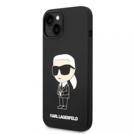 Karl Lagerfeld tok fekete KLHCP14MSNIKBCK Apple Iphone 14 Plus készülékhez