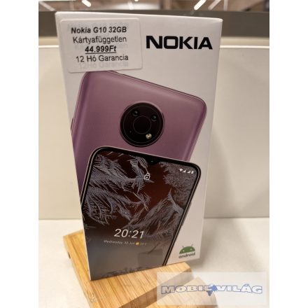 Nokia G10 3GB 32GB Dual Kártyafüggetlen Fekete N-g10