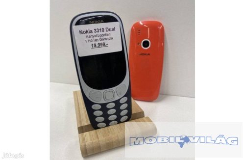 Nokia 3310 Dual Kártyafüggetlen Fekete/Narancs színben Használt