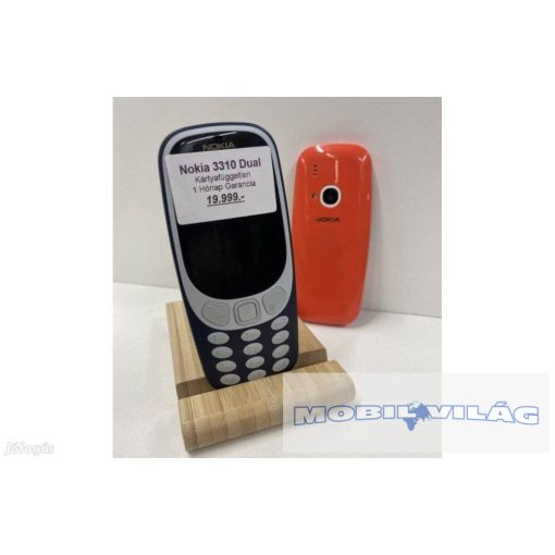 Nokia 3310 Dual Kártyafüggetlen Fekete/Narancs színben Használt