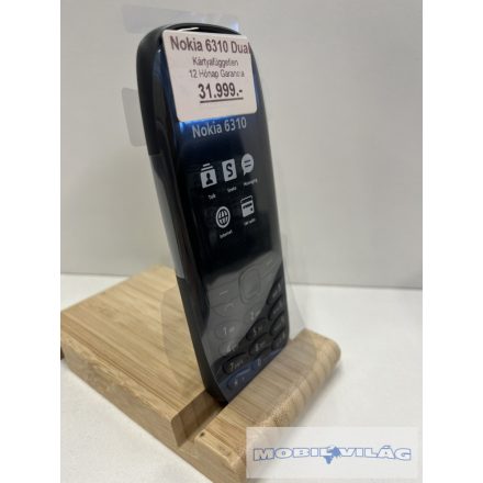 Nokia 6310 Dual Kártyafüggetlen Fekete színben