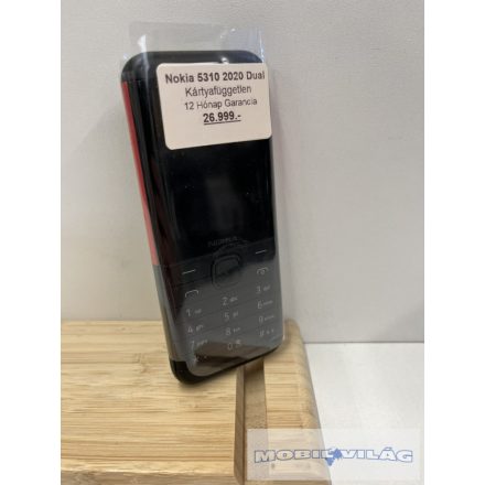 Nokia 5310 (2020) Kártyafüggetlen Fekete/Piros színben 