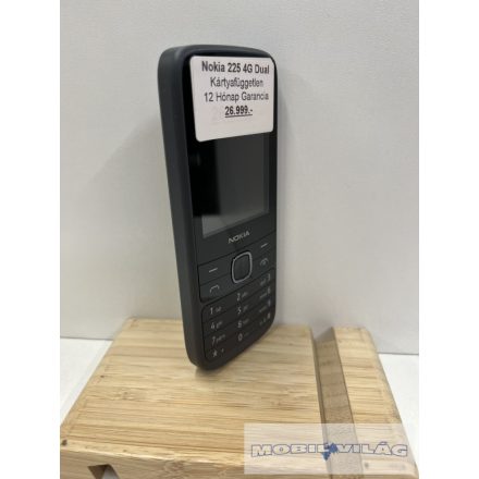 Nokia 225 4G Dual Kártyafüggetlen fekete színben