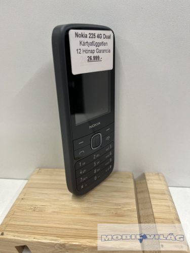 Nokia 225 4G Dual Kártyafüggetlen fekete színben