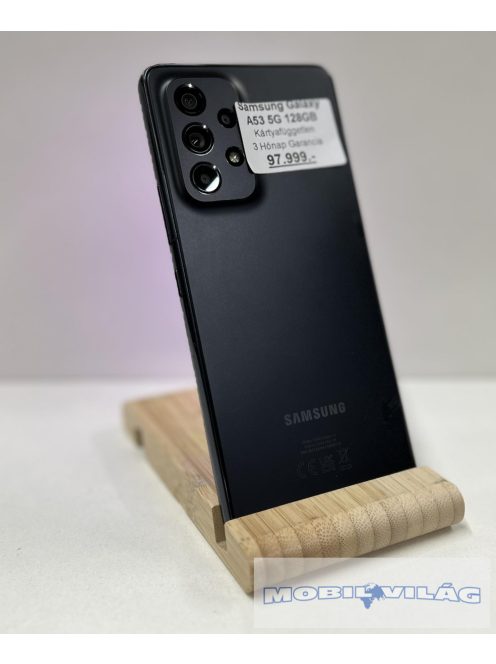Samsung Galaxy A53 5G 6/128GB Dual Kártyafüggetlen Fekete színben