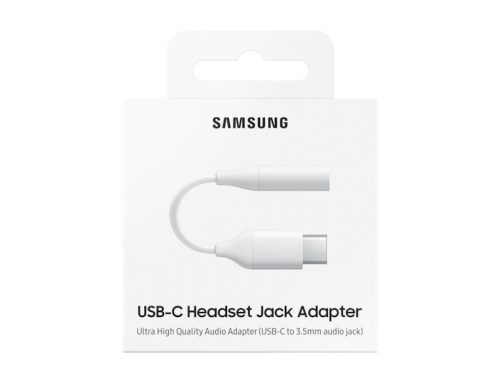 Samsung USB-C Jack adapter fehér színben 