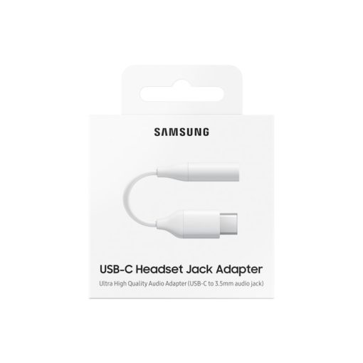 Samsung USB-C Jack adapter fehér színben 