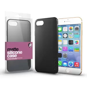 XPRO Szilikon Matte Tok Ultravékony Fekete Apple iPhone 7 Plus / 8 Plus készülékhez