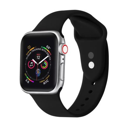  XPRO Apple Watch szilikon sport szíj Fekete