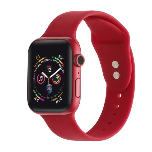 XPRO Apple Watch szilikon sport szíj Piros