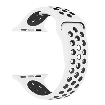 XPRO Apple Watch lélegző sport szíj Fehér / Fekete