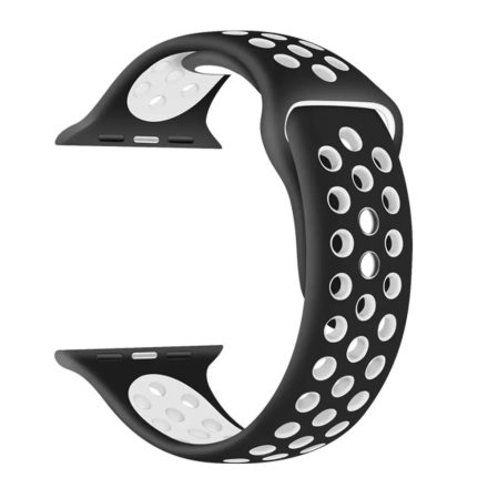 XPRO Apple Watch lélegző sport szíj Fekete / Fehér