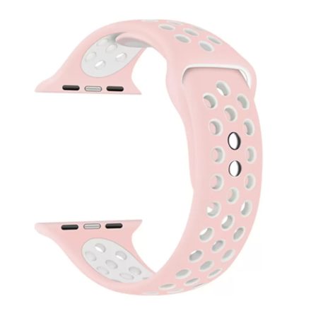 XPRO Apple Watch lélegző sport szíj Pink / Fehér